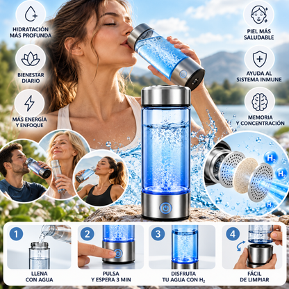 Botella de Agua con Hidrógeno